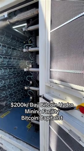 @howeverythingwork.s on Instagram: "What does a factory that prints $200,000 worth of Bitcoin every single day look like? Let’s break it down 👇 1️⃣ Power Source: Hydro Energy These facilities are built next to rivers or dams where flowing water spins turbines and creates cheap, renewable electricity. Since electricity is the biggest mining cost, hydro gives them a huge edge. 2️⃣ Mining Machines Inside, you’ll find rows of ASIC miners—specialized supercomputers designed only to solve Bitcoin’s S