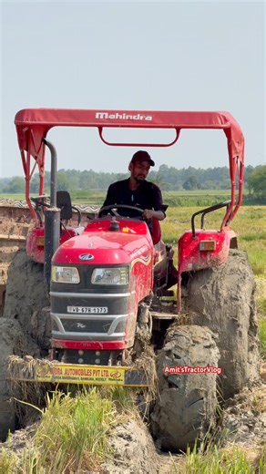 Mahindra 575 DI Mbull Powerful Performance in Mud #mahindratractor #tractor #farming #new #indian