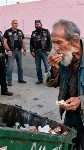 Tough Bikers cried as they saw an 82-year-old veteran eating food through the dumpster. It was Thursday morning when Diesel first noticed him—a thin elderly man in a faded Army jacket carefully sorting through the garbage behind the McDonald's on Route 47. "That's a Vietnam unit patch," Diesel told his brothers at their table inside. "Third Infantry Division. My dad served with them." The man was methodical, dignified even in his desperation. He didn't make a mess. He carefully replaced the lid 