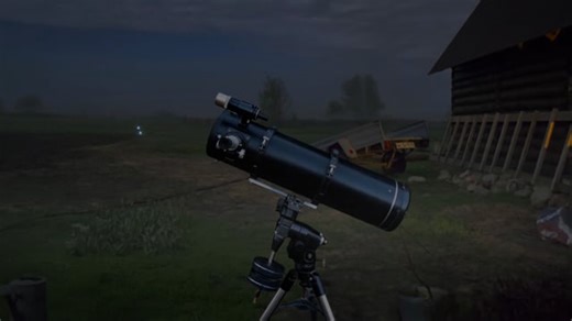 Telescope, Viewfinder, Transitions. Free Stock Video