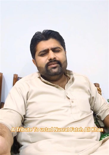 A Tribute To Nusrat Fateh Ali Khan 🤏🏻👌🏻🫀💘💞❤️ #singer #song #nationalmusic