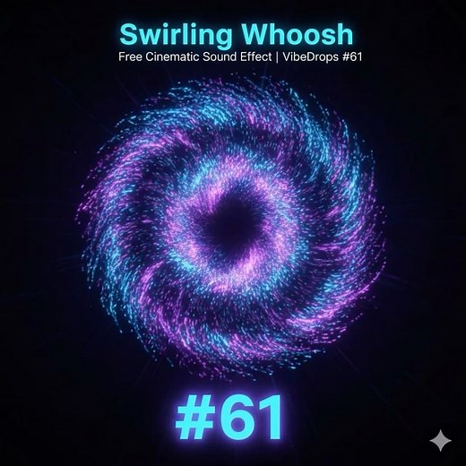 🌪️ Epic Swirling Whoosh Sound 🔊 | VibeDrops #61 #soundeffect