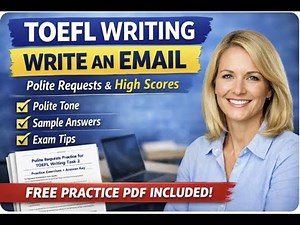 TOEFL Write an Email 2026 | How to Write Polite Requests That Score High