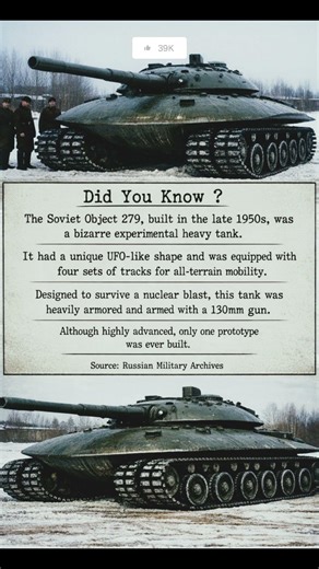 Object 279 | Soviet UFO Shaped Experimental tank