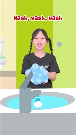 Bé học tiếng Anh qua bài hát: Mimi quên tắt vòi nước ở trường - Turn It Off Song! #kidssong #funny
