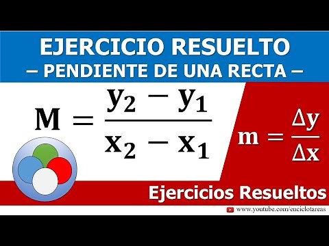 PENDIENTE DE UNA RECTA - EJERCICIOS RESUELTOS