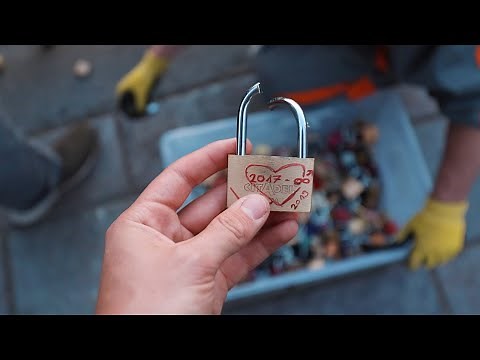 REMOVING LOVE LOCKS FROM BRIDGES & STATUES (Honest Guide)