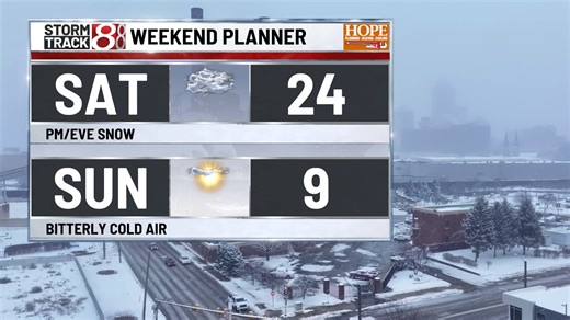 Coldest air of season to follow Saturday snow | Dec 12, 2025