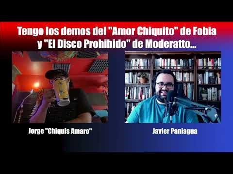 Tengo los demos del Amor Chiquito de Fobia y El Disco Prohibido de Moderatto | Jorge “Chiquis Amaro”