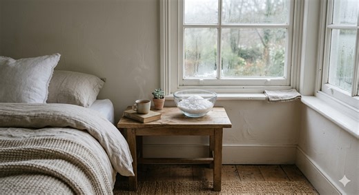 Why putting a bowl of salt in your room can quietly reduce dampness