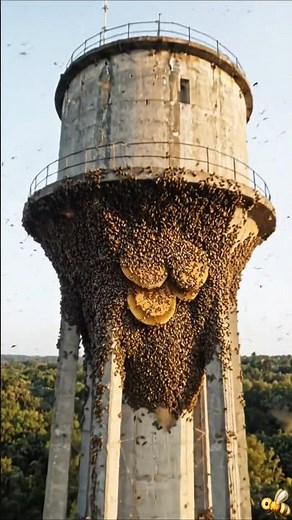 POV: You flew too close... and found thousands of angry honey bees! 🐝😱