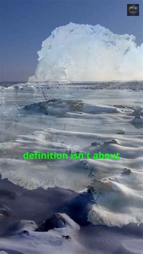 The World's LARGEST Desert is FROZEN?! 🤯 #shorts