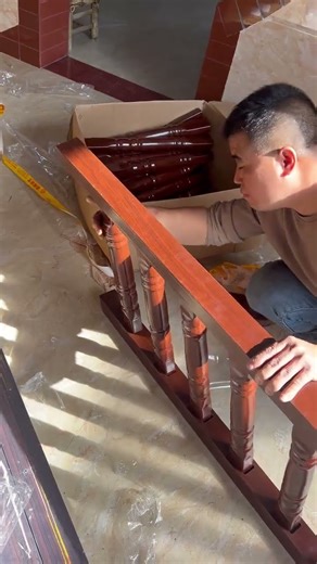 Rural Self Building House Staircase Handrail