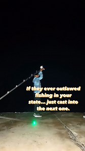 3K views · 429K reactions | If they ever outlawed fishing in your state… No problem, just cast into the next one! #golong #N1outdoors - - - #outdoorlife #whatgetsyououydoors #fishing #fishinglife #fishingaddict #fishingdaily #fishingday #surffishing #bankfishing #fishingreel | N1 Outdoors | Facebook