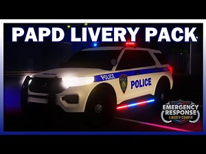 Port Authority Police Livery Pack Showcase | Emergency Response Liberty County (ROBLOX)