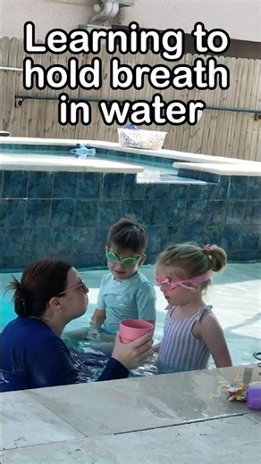 4 year old twins first swim lesson! #learntoswim #swimming #preschool