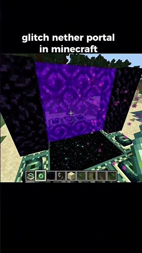 easy way to make glitch on nether portal