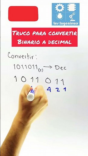 ☑️Trick to convert Binary to Decimal
