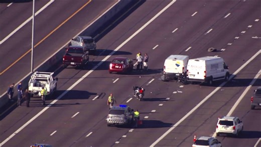 Motorcyclist dies after being trapped beneath van on westbound Loop 202 in Phoenix