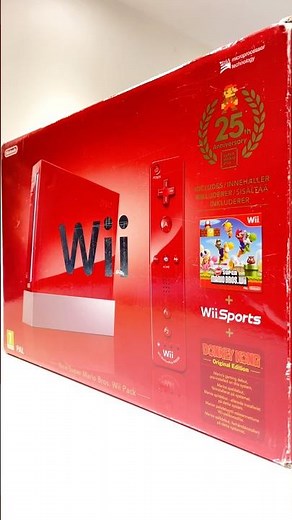 Unboxing Nintendo Wii 25th Anniversary Edition Bundle #retrogaming #nintendo #gaming #games #gamer