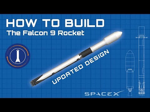 How to build the Falcon 9 rocket in SpaceFlight Simulator 1.5 | SFS |