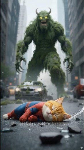 Hero cat saves the world from the demonized Dr. Rat