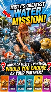 💦😱 Misty’s Water Pokémon Were More Than Just Partners... ❤️
