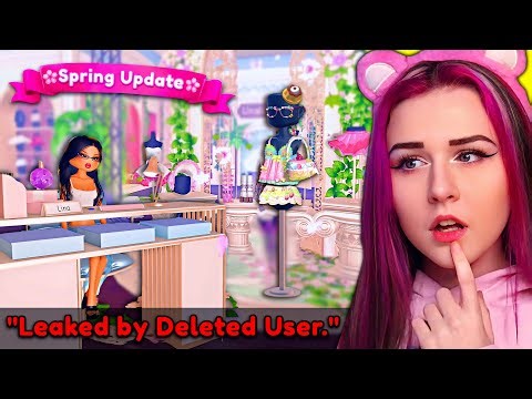 DID This BANNED DTI PLAYER Just LEAK The SPRING UPDATE?! | ROBLOX Dress to Impress