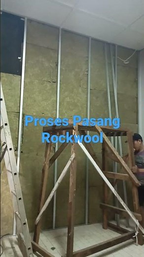 Cara Pemasangan Rockwool di Partisi Dinding
