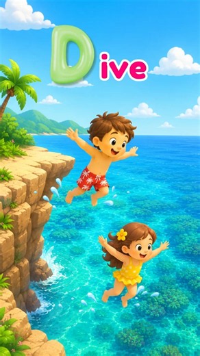 ☀️Summer ABC Song 🌴A-H | Learn the Alphabet with Fun Summer Words!