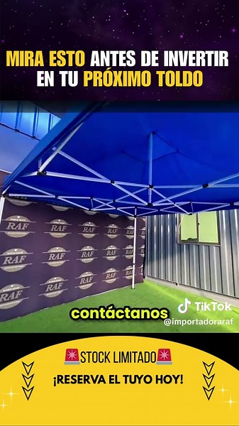 💪 Toldo Plegable 3x3 Fierro Hexagonal – Calidad Premium Estructura reforzada con fierro hexagonal, más resistente y estable que los toldos tradicionales. ☀️ Carpa impermeable 🛡️ Con filtro UV ⚡ Fácil de armar y transportar 🎨 Varios colores disponibles 🚚 Envíos y despachos a todo Chile 🏬 También puedes retirar en tienda 📲 Cotiza ahora y asegura el tuyo! #paratiiiiiiiiiiiiiiiiiiiiiiiiiiiiiii #parati #viraltiktok #tiktokviral #fyp