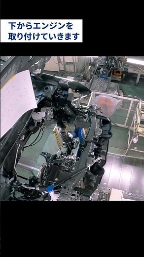 スズキのものづくり ～ショートストーリー～ 組立工程（エンジン取り付け）
