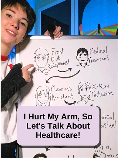 This is my job, it's my DESTINY to use my pain for content! 😤💪 Let's hear about the healthcare roles that got me on the road to recovery! @Jobs Explained