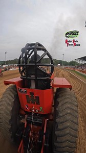 Sled view of the “466 Express” Hot Farm pulling with the Badger State Tractor Pullers in Baraboo, WI! #BSTP #ProPulling #TractorPulling #Motorsport #Reels #Turbo #Diesel | Thurston Pulling Photos