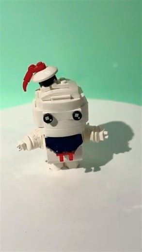 It’s the Stay Puft Marshmallow Man! #youtubeshorts #legoshorts