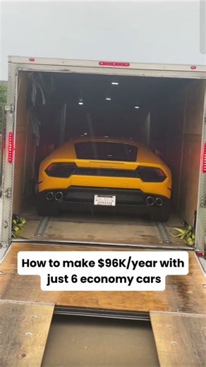 How to make $96K/year with just 6 economy cars