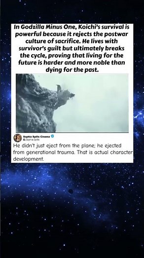 The Hidden Meaning of Godzilla Minus One's Ending 🛩️