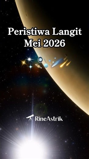 Peristiwa Langit Mei 2026 #astronomi #peristiwalangit