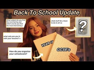 Back to School Q&A *Year 10 Update + First GCSE Art Piece | Ruby Rose UK