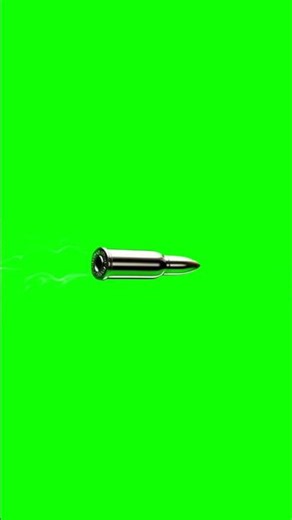 Flying Bullet Animation Green Screen | 3D Bullet Motion Effect No Copyright #bulletanimation