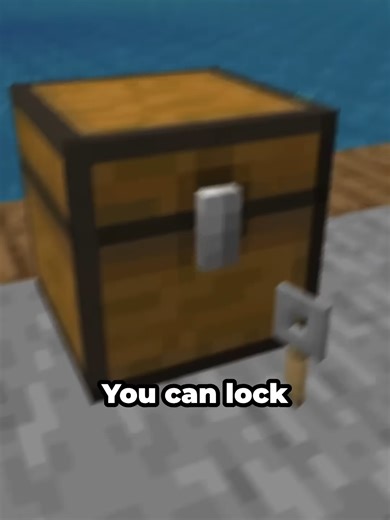 How to lock your chests？]