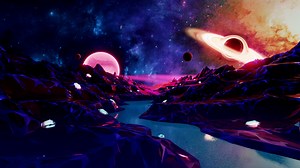 Sci-fi Futuristic Flight On Alien Planet Stock Motion Graphics SBV-338785093 - Storyblocks