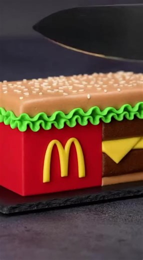 Delicious McDonald’s Cake ASMR Experience