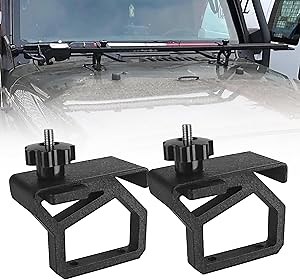Hi Lift Jack Mounts Compatible with Polaris Universal Offroad Vehicle Truck RZR KAVIUS Adjustable High Lift Jack Tube Mount 1-2.5 Fits Front Bumpers, Crash Bars, Roll Cages, Roof Racks