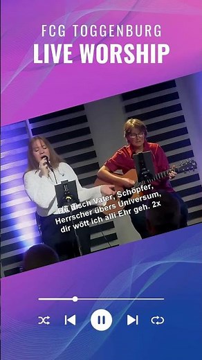 Live Worship Music - Du bist König du bist Gott - #jesus #live #worship #livestream