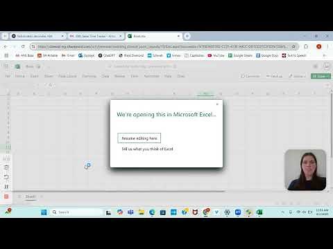 How to Open a Excel Sheet in the Application From the Browser