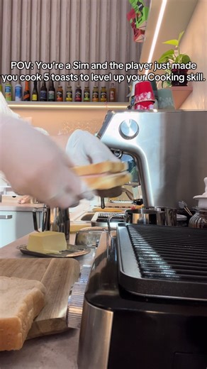 Cooking skill increased. Sim can now prepare more complex meals ✅ #job #meme #cooking