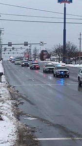 The Shop with a Cop Parade to Walmart. | Uniontown Police Department OHIO