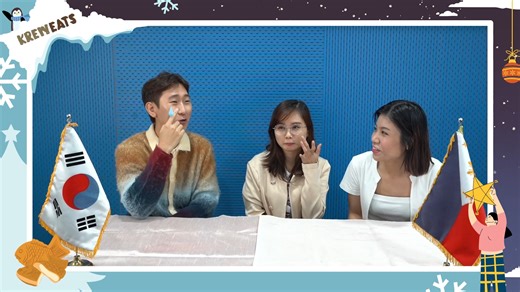 2.6K views · 90 reactions | KREW EATS: Chilly Weather Food As we near the holiday season, and our last episode this 2023, let's know more about Phil-Kor chilly weather food like patjuk (red bean soup) and bungeoppang (fish-shaped bread)! Thank you for watching KREW EATS and we hope to see you again next year! #KREWEats #KCCPhil #KoreanCulturePH | Korean Cultural Center in the Philippines | Facebook