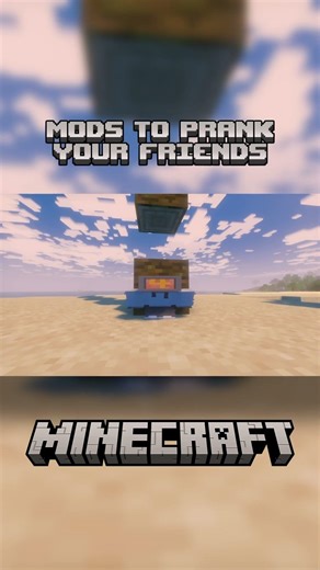 Wile-E-Coyote-type mod 🪨 #Minecraft #MinecraftMods #Modding #Pranks